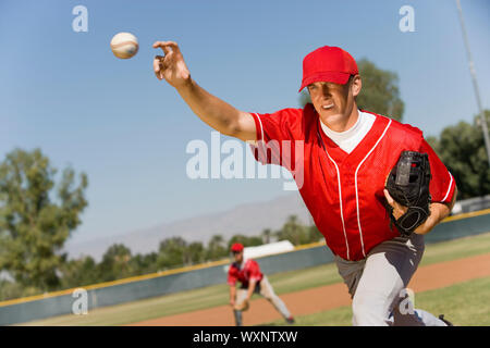 Krug Loslassen Baseball Stockfoto