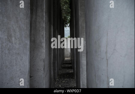 Im Garten des Exils im Jüdischen Museum, Berlin, Deutschland. Stockfoto