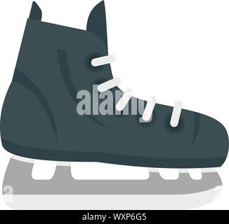 Hockey Schlittschuh Symbol. Flache Abbildung: Hockey Schlittschuh vector Symbol für Web Design Stock Vektor