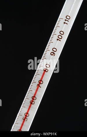 Thermometer, close-up Stockfoto