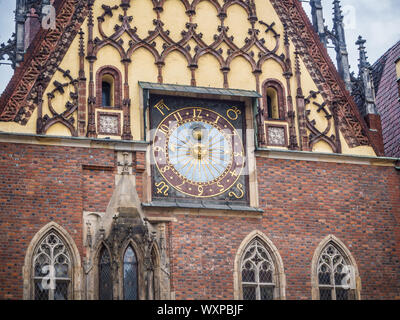 Das alte Rathaus in Breslau, Polen Stockfoto