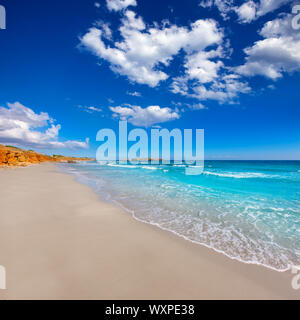 Menorca Platja de Binigaus Strand Paradies im Mittelmeer in Balearen Stockfoto