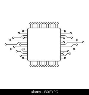 Abstrakter Technologierahmen Stock Vektor