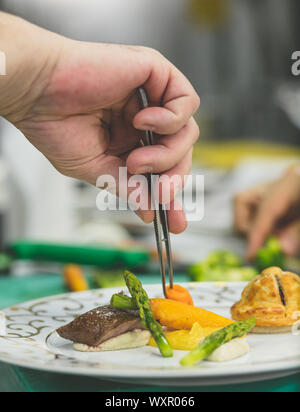 Letzte Hauch von Koch, osmanische Küche Stockfoto