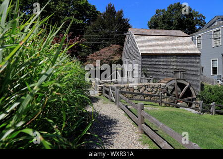 Der Dexter Grist Mill. Sandwich. Cape Cod. Massachusetts. USA Stockfoto