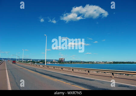 Anreise nach Palmas, der Hauptstadt des Staates Tocantins, oder dem neuen Bundesstaat Brasilien. Belém Brasilia Highway. Stockfoto