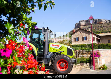 Landwirtschaftliche Motor, Vergisson, Burgund, Saône-et-Loire, Bourgogne-Franche-Comté Region, Frankreich Stockfoto