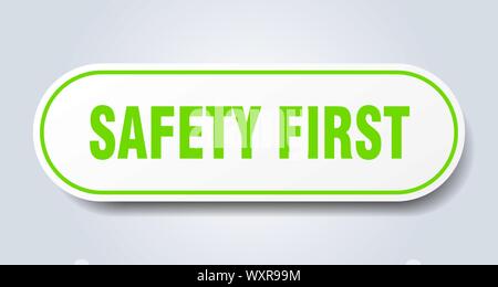 Stempel - Sicherheit zuerst grün Stockfoto, Bild: 75588266 - Alamy