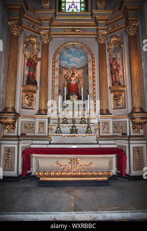 Montevideo/Uruguay - 30 Apr 2016: Die Kirche in Montevideo, Uruguay Stockfoto