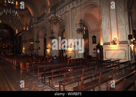 Montevideo/Uruguay - 30 Apr 2016: Die Kirche in Montevideo, Uruguay Stockfoto