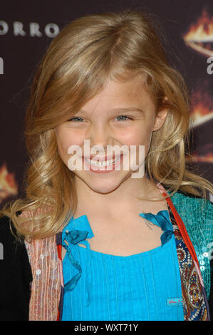 Chloe Moretz bei der Premiere von Columbia Pictures'' Die Legende des Zorro" im Orpheum Theater in der Innenstadt von Los Angeles, CA. Die Veranstaltung fand am Sonntag, den 16. Oktober 2005 statt. Foto von: SBM/PictureLux-Datei Referenz Nr. 33864-3520 SBMPLX Stockfoto