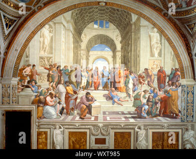 Die Schule von Athen, Raphael, ca. 1511 Stockfoto