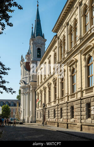 ESZTERGOM, Ungarn - 20. AUGUST 2019: Watertown Kirche Stockfoto