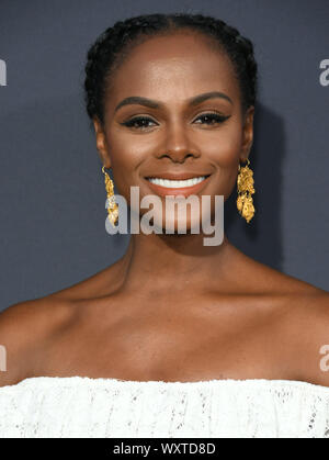 17. September 2019, Hollywood, Kalifornien, USA: 17. September 2019 - Hollywood, Kalifornien - Tika Sumpter. Popzucker mit gemischtem Fisch „Embrace Your ISH“ in Los Angeles Premiere in den Goya Studios. Foto: Birdie Thompson/AdMedia Stockfoto