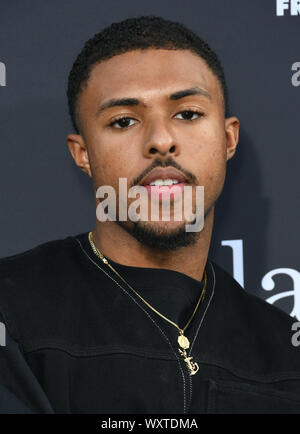 17. September 2019, Hollywood, Kalifornien, USA: 17. September 2019 – Hollywood, Kalifornien – Diggy Simmons. Popzucker mit gemischtem Fisch „Embrace Your ISH“ in Los Angeles Premiere in den Goya Studios. Foto: Birdie Thompson/AdMedia Stockfoto