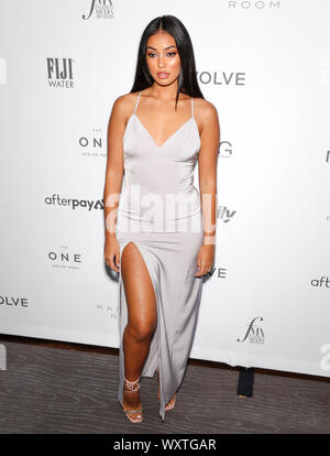 NEW YORK, NY - 05. September 2019: Gast besucht 7. jährliche der Alltag der vorderen Zylinderreihe Fashion Media Awards im Rainbow Room Stockfoto