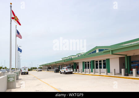 Key West, Florida - April 5, 2019: Terminal von Key West Airport (EYW) in den Vereinigten Staaten. Stockfoto