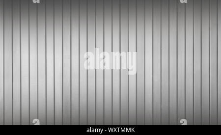 Leere Wellpappe silber Blatt Hintergrund Stockfoto