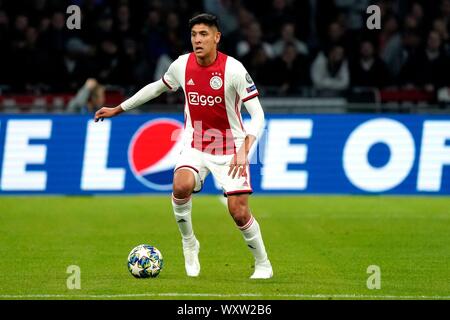 Edson Alvarez (Ajax) während der Champions League Ajax-Lille am 17. September 2019 in Amsterdam, Niederlande. Credit: Sander Chamid/SCS/LBA/Alamy leben Nachrichten Stockfoto