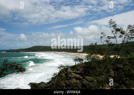 Noosa Heads National Park Beach view from Hell's Gate, Queensland, Australien Stockfoto