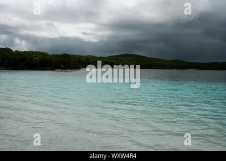 Lake McKenzie auf Fraser Island, Queensland, Australien, die größte Sandinsel der Welt Stockfoto