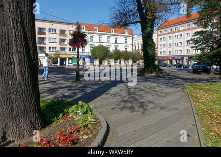An einem sonnigen Tag in Tarnowskie Gory Stockfoto