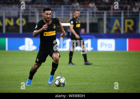 Mailand, Italien. 17.September 2019. Champions League 2019-20 Gruppe F. FC Internazionale vs SK Slavia Praha. Matteo Politano des FC Internazionale. Stockfoto