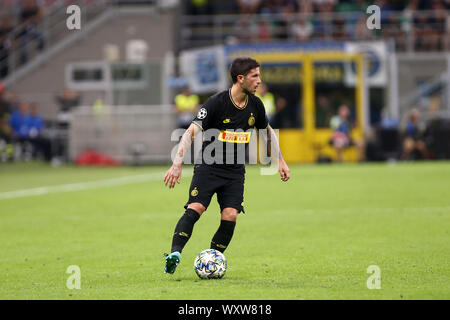 Mailand, Italien. 17.September 2019. Champions League 2019-20 Gruppe F. FC Internazionale vs SK Slavia Praha. Stefano Sensi des FC Internazionale. Stockfoto