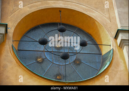 Detail Fenster in der Kirche von St. Nicholas (storkyrkan), Gamla Stan, Stockholm, Schweden. Auch als die Große Kirche bekannt, es stammt aus dem 13. Jahrhundert Stockfoto
