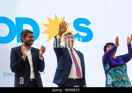 Alberto Fernández y Matías Lammens presentaron' Buenos Aires Ciudad del Conocimiento' Stockfoto