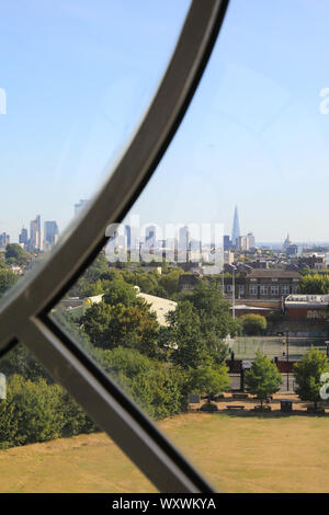 Blick von der Caledonian Clock Tower, in den Park, wo in der Vergangenheit die großen Tier Markt in den 1800er Jahren, in Islington, London, UK Stockfoto