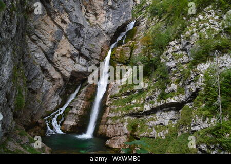 Wasserfälle in Slowenien Stockfoto