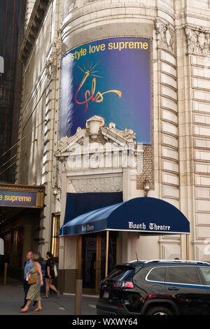 "Freestyle Liebe Supreme' Festzelt am Stand Theater, Broadway, Times Square, New York Stockfoto