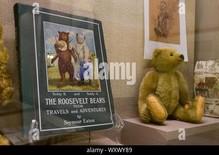 Theodore Roosevelt Birthplace National Historic Site ist ein neu Brownstone bei 28 East 20. Straße, New York, USA Stockfoto