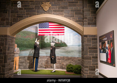 Frederic V. Malek West Point Visitors Center, USMA, West Point, NY, USA Stockfoto