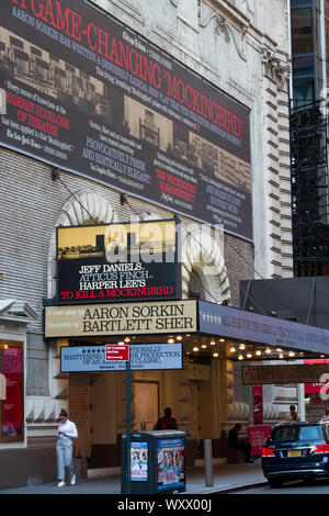 Shubert Theater Festzelt mit Zu töten eine Spottdrossel", New York, USA Stockfoto