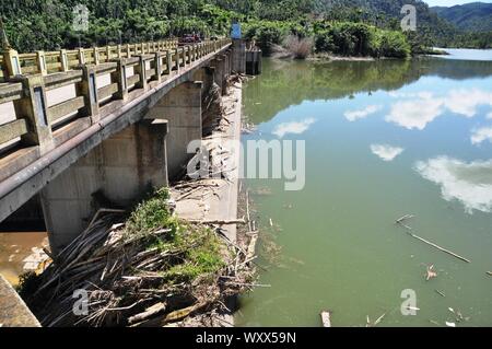 Puente del Lago Dos Bocas, Arecibo, Puerto Rico, USA Stockfoto