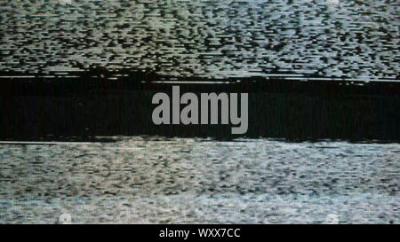 Kein TV-Signal, Störungen, Fernsehen Lärm. Hintergrund verwenden Stockfoto