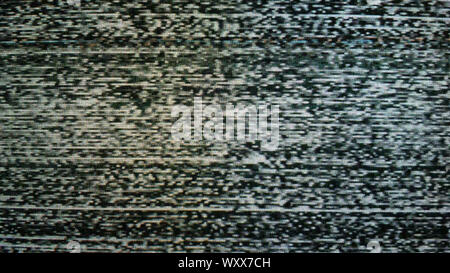 Kein TV-Signal, Störungen, Fernsehen Lärm. Hintergrund verwenden Stockfoto