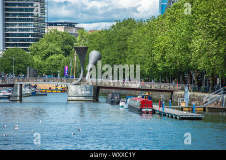 Der Pero Brücke über die St. Augustine's erreichen den Hafen von Bristol Bristol Avon England UK GB EU Europa Stockfoto