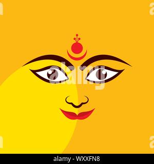 Abbildung: Happy Navratri gruss Vektor Stock Vektor
