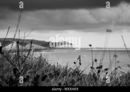 Blick Richtung Belle Tout Lighthouse Stockfoto