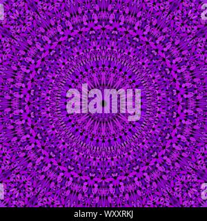 Lila Blüten Mosaik mandala Hintergrund design-abstrakten geometrischen Vektor ornament wallpaper Grafik Stock Vektor