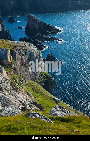 Paisaje Costero (Landschaft). Lag-Ma Leatha. Südwesten Lewis Insel. Die äußeren Hebriden. Schottland, Großbritannien Stockfoto