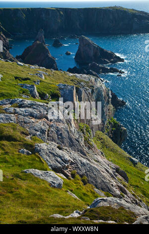 Paisaje Costero (Landschaft). Lag-Ma Leatha. Südwesten Lewis Insel. Die äußeren Hebriden. Schottland, Großbritannien Stockfoto