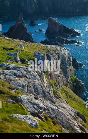 Paisaje Costero (Landschaft). Lag-Ma Leatha. Südwesten Lewis Insel. Die äußeren Hebriden. Schottland, Großbritannien Stockfoto