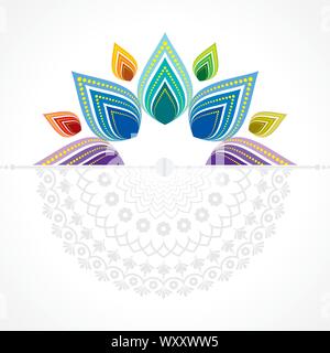 Abbildung: Happy Navratri gruss Vektor Stock Vektor
