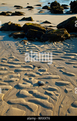 Playa Mol Foirs Geòdha Strand. Mealasta. Südwesten Lewis Insel. Die äußeren Hebriden. Schottland, Großbritannien Stockfoto