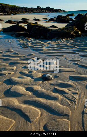 Playa Mol Foirs Geòdha Strand. Mealasta. Südwesten Lewis Insel. Die äußeren Hebriden. Schottland, Großbritannien Stockfoto