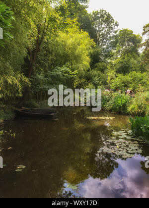 Nenuphar Garten von Claude Monet in Giverny (Normandie, Frankreich). Stockfoto